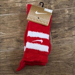 Nike Men's Red Christmas Socks.